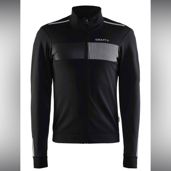 Craft Verve Glow Wayerproof Biking Jacket Black Sz S Bike Cycling Gear Tactic - Picture 5 of 16